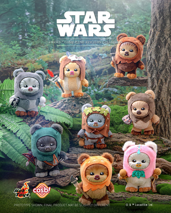 Star Wars Ewok Story Trading Series Cosby Plush Toy Box of 8 Pre-order