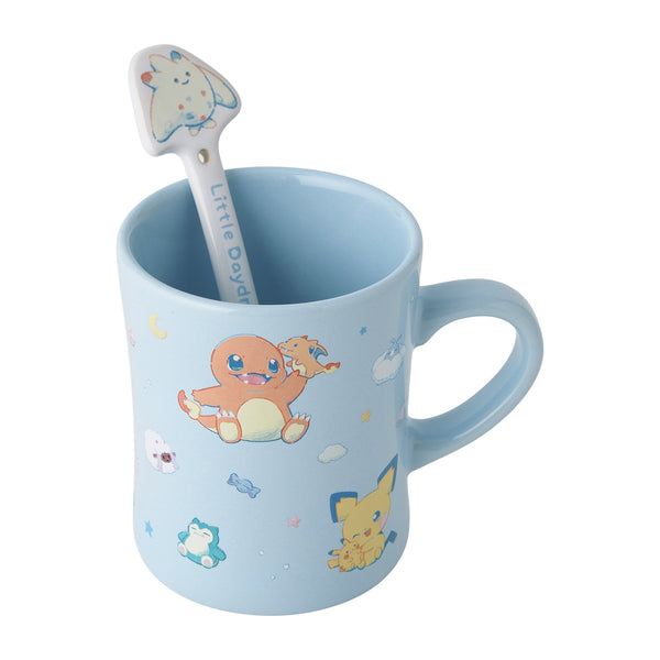 Pokemon Spoon & Mug Cup Set Little Daydream Ceramic Mug with Spoon