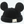Load image into Gallery viewer, Tokyo Disney Resort Black Corduroy Fleece Mickey Mouse Ear Hat
