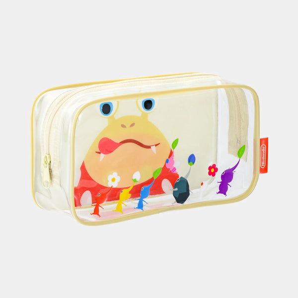 Nintendo PIKMIN Clear Zipper Pouch PVC Cosmetic & Stationery Storage Bag