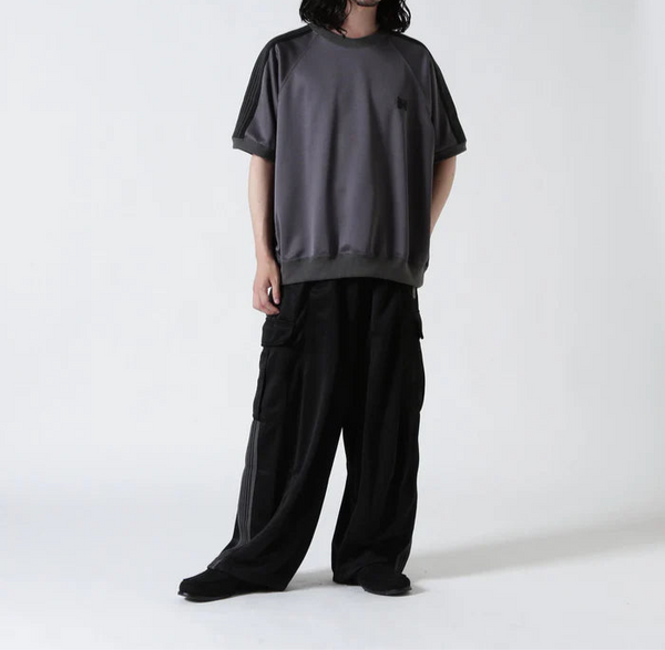 Needles BEAVER H.D. Track Pants BDU Black with Cargo Pocket