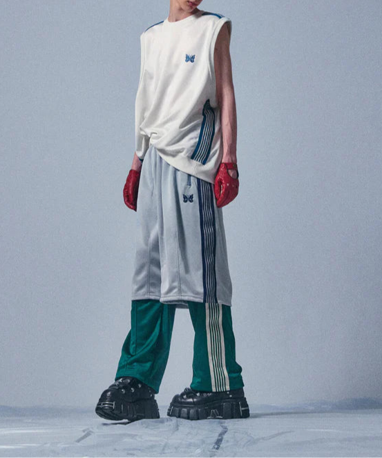 Needles 25SS Exclusive Crew Neck Poly Smooth Sleeveless Track