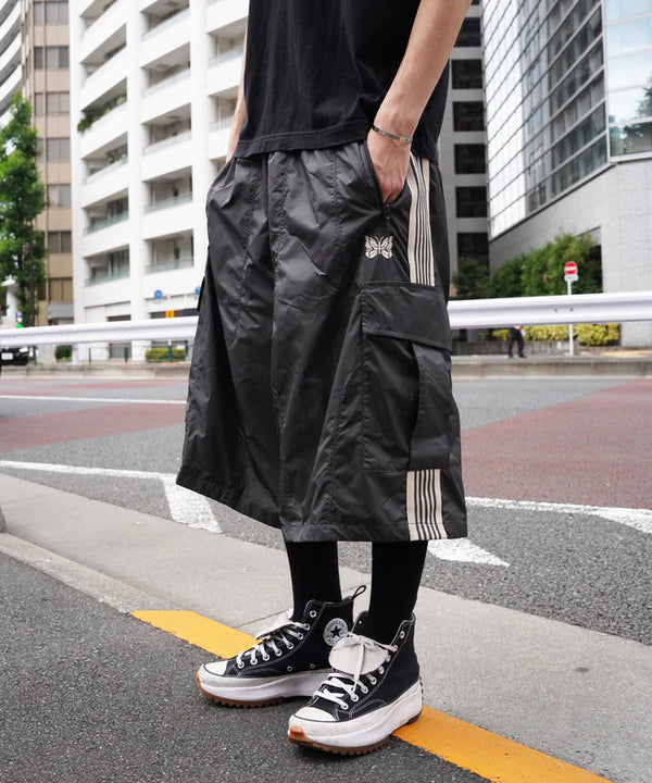 Needles BDU H.D. Nylon Track Shorts LHP Exclusive Pants charcoal Needles BDU H.D. Nylon Track Shorts LHP Exclusive Pants charcoal