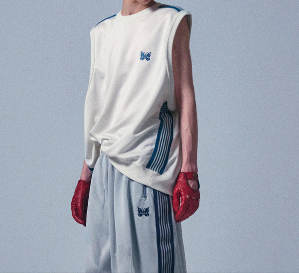 Needles 25SS Exclusive Crew Neck Poly Smooth Sleeveless Track