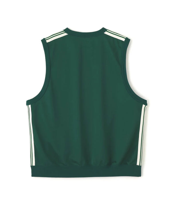 Needles x LHP Exclusive NeckPoly Smooth Green Sleeveless Track Crew