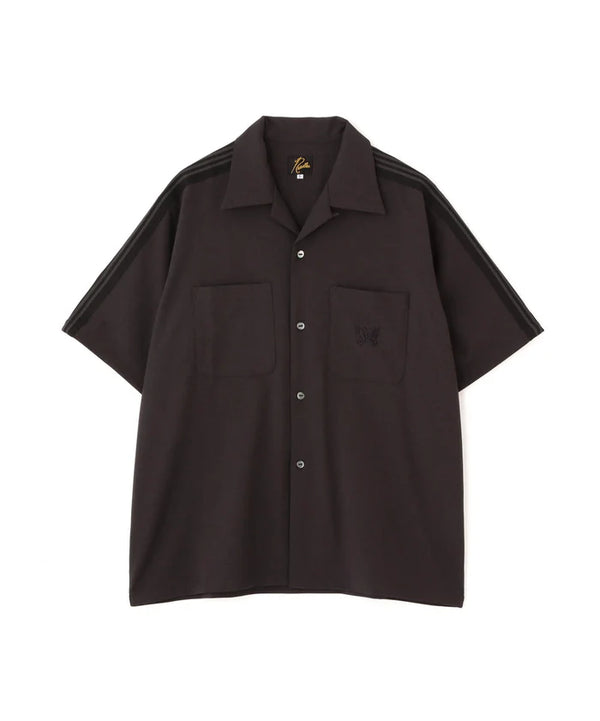 NEEDLES SS One-Up Poly Cloth Charcoal Shirt