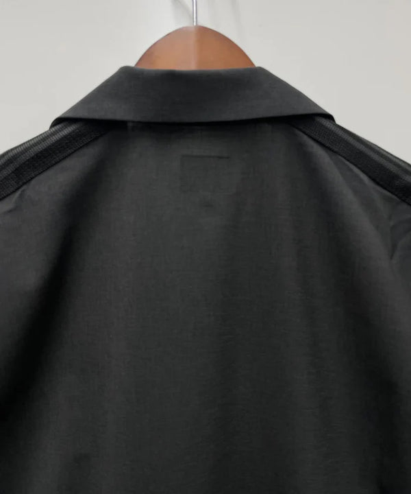 NEEDLES SS One-Up Poly Cloth Charcoal Shirt