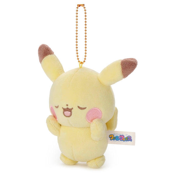 PokePeace Pikachu Funny Face Ball Chain Mascot Plush