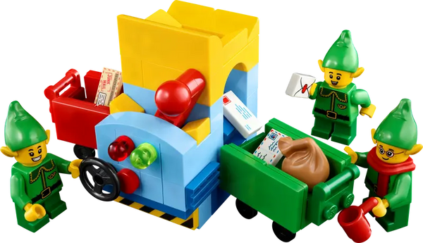 LEGO Icons Christmas Santa’s Post Office Building Set