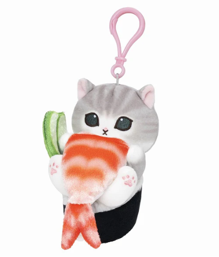 mofusand Sushi Meow Mascot Keychain