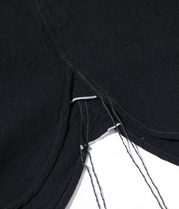 Restocked July 30th, 2025 Lot No. BR29143 WILLIAM GIBSON COLLECTION BLACK CHAMBRAY WORK SHIRTS - detail