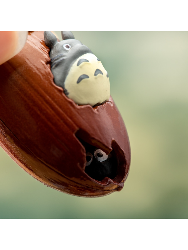 My Neighbor Totoro Rolling Acorn Holder Keychain Totoro and Little Totoro
