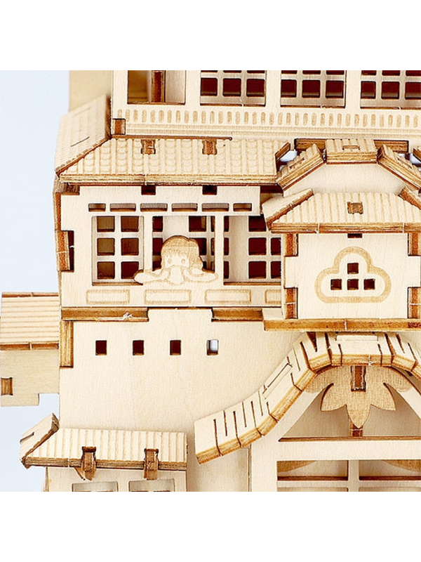 Spirited Away Yubaba’s Bathhouse Wooden 3D Puzzle
