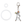 Load image into Gallery viewer, Midori Ojisan B6 Ring Notebook &amp; Acrylic Charm Set (91804435)
