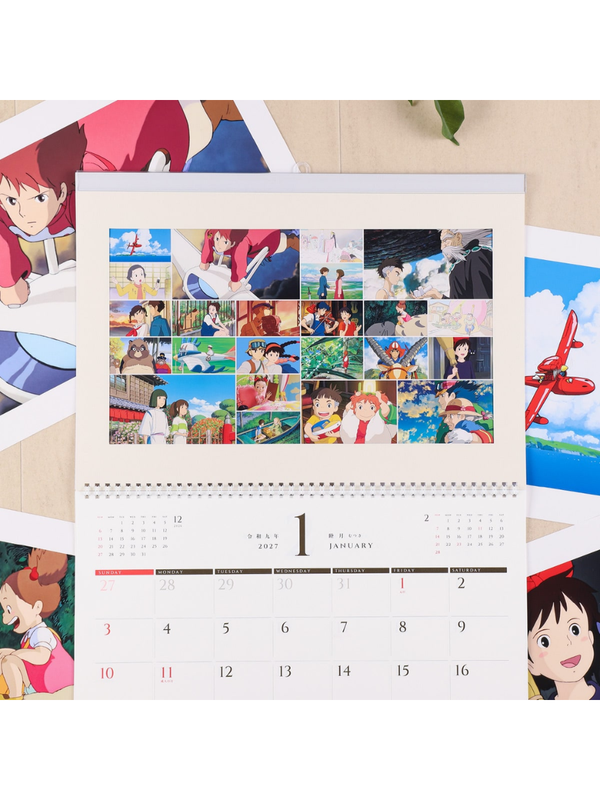 Studio Ghibli 2027 Art Frame Calendar