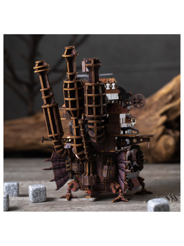 Howl’s Moving Castle Ki-Gu-Mi Wooden 3D Puzzle Color Version