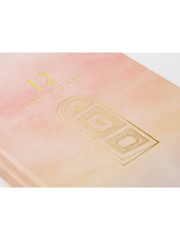 MIDORI 12 Month Continuous Diary - Pink (12898006)