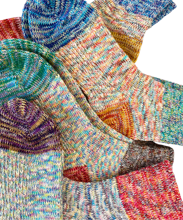 SUNNY NOMADO Mixed yarn switching socks