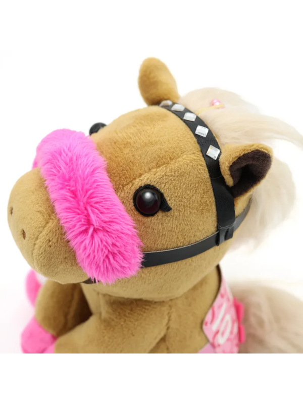 Idol Horse Friends Agera Gyaru S Size Plush Mascot with a ball chain