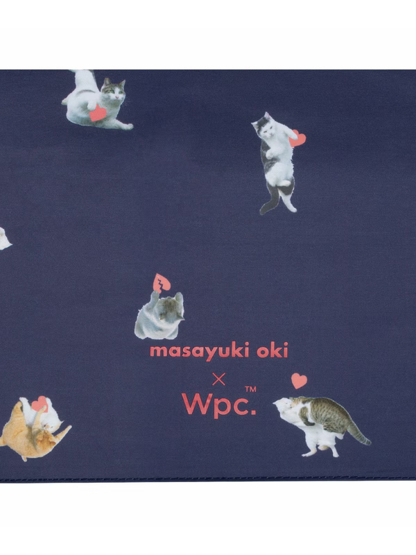 Masayuki Oki x Wpc. Lightweight Folding Umbrella 50cm Cat Print