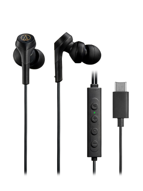 Audio-Technica ATH-CKS330NC Active Noise Cancelling Wired Earphones
