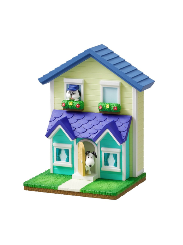 SNOOPY Sweet Little Home Miniature House Figure Set (6pcs Box)