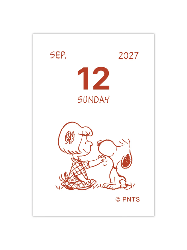 Snoopy Mini Mini 2027 Daily Tear-Off Calendar