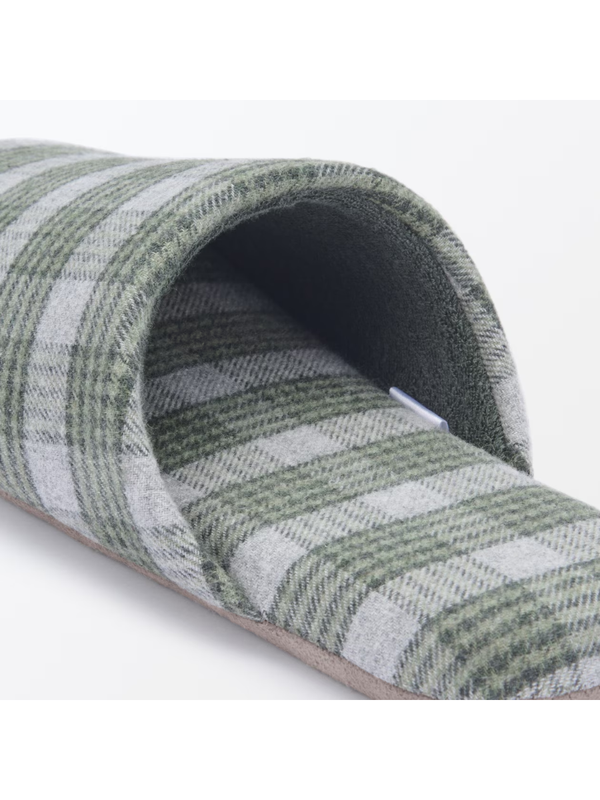 MUJI Cotton Flannel Soft Slippers Cushioned