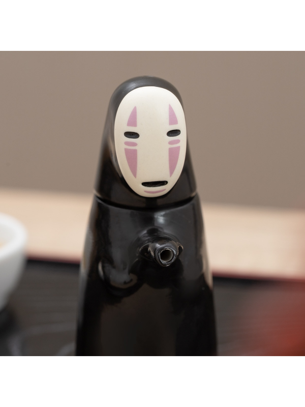 No-Face Soy Sauce Dispenser Ceramic Bottle