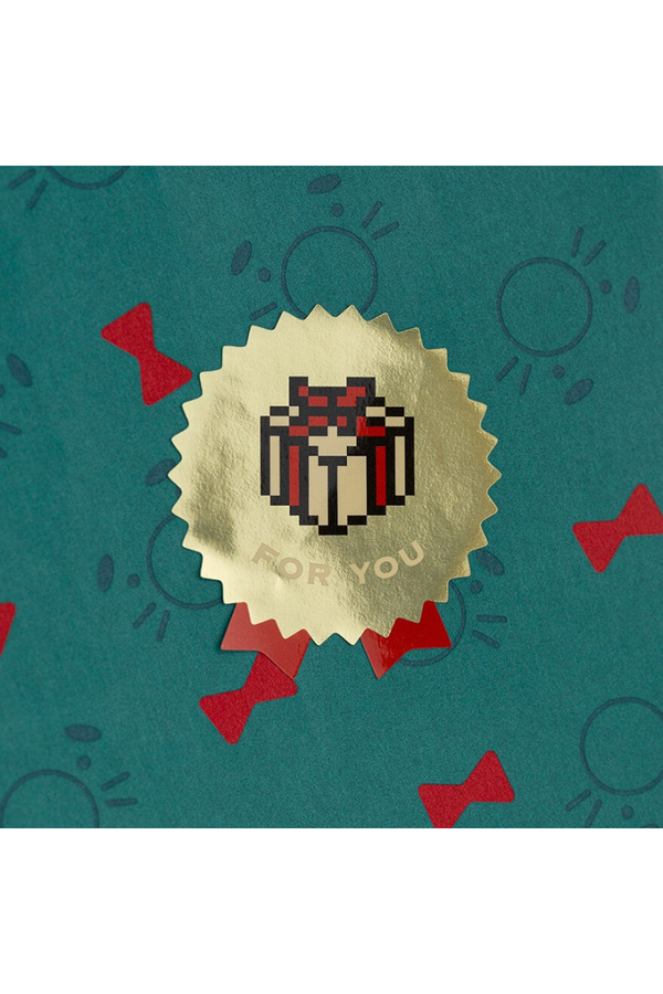 Hobonichi MOTHER EarthBound Mr. Saturn Paper Gift Bags & Gold Sticker Set