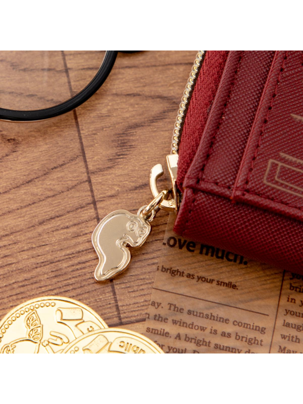 Spirited Away Coin & Card Case with Retractable Reel Sea Railway No-Face