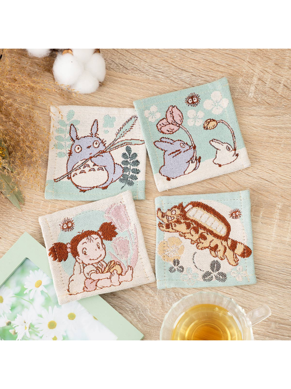 My Neighbor Totoro Gobelin Coasters Set of 4