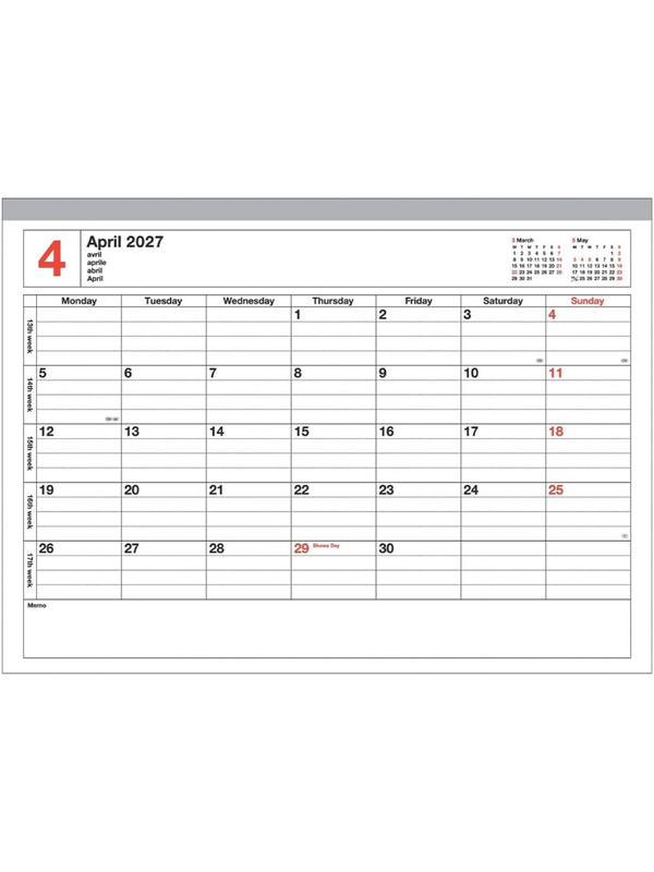 MARK'S 2027 Notebook Calendar Planner B6 September 2026 Start 27ADR-NB2