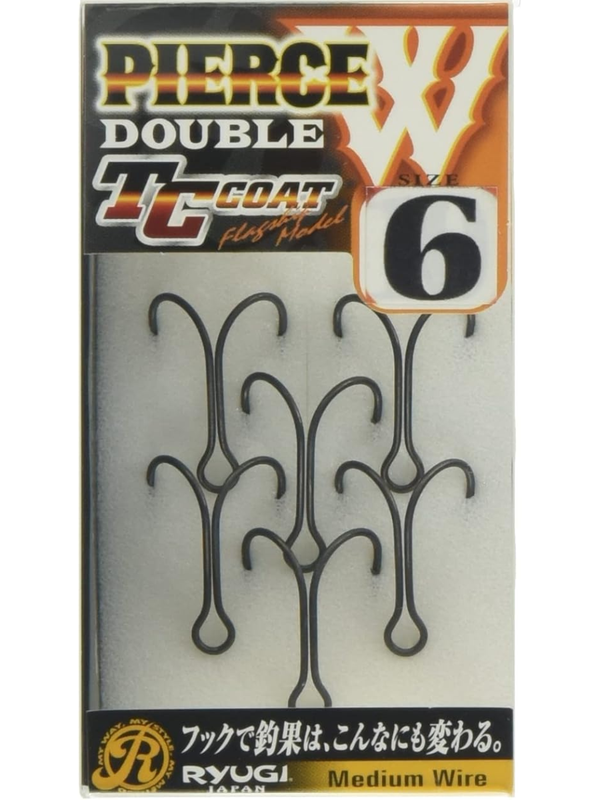 RYUGI HPW060 TC Pierce Double Fishing Hook