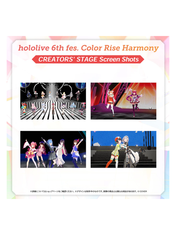 Hololive 6th Fes. Color Rise Harmony Blu-ray - 4 Discs