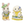 Load image into Gallery viewer, Sylvanian Families MF2024 Mimosa Embroidery Friends Pair Set
