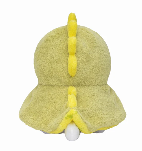 mofusand Fluffy Poncho Meow Plush with Hood – Playful Dinosaur S Size