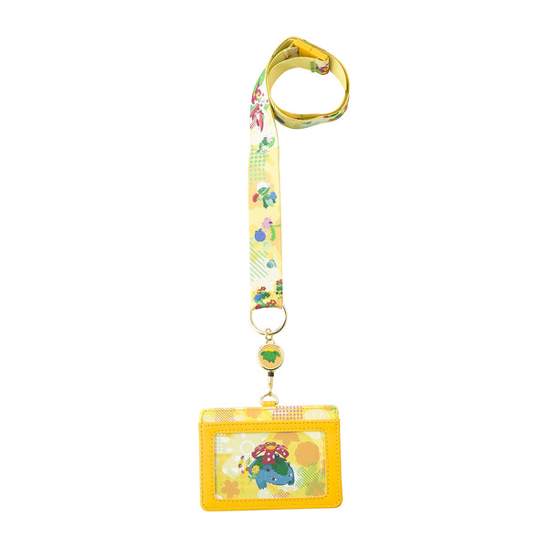 Pokemon ID Card Holder with Lanyard – Floral Design Collection