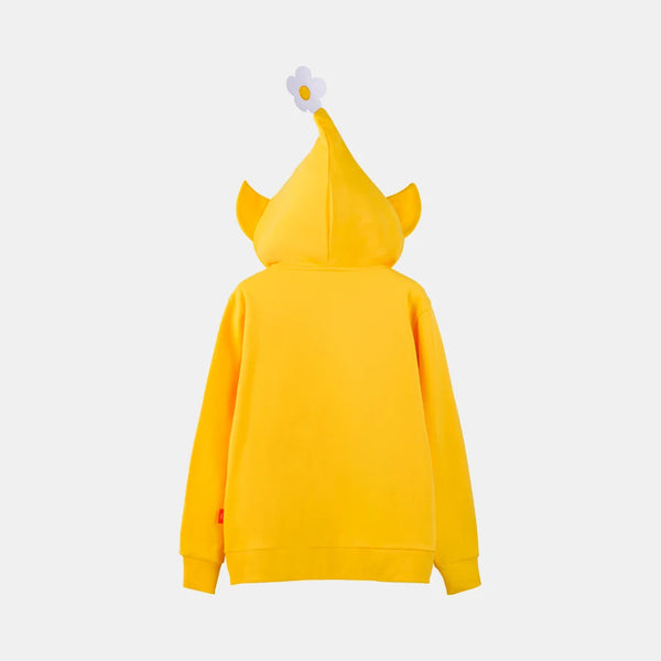Pikmin Yellow Hoodie Cotton Blend Pullover Casual Sweatshirt Unisex