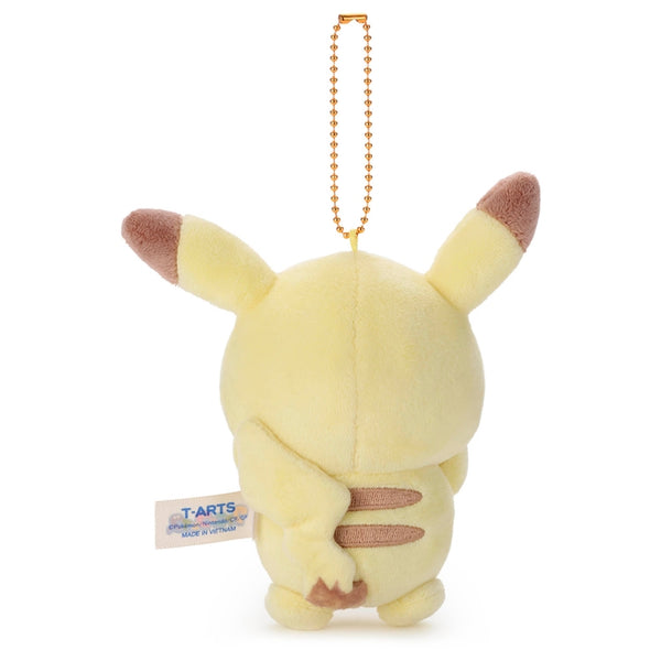 PokePeace Pikachu Funny Face Ball Chain Mascot Plush