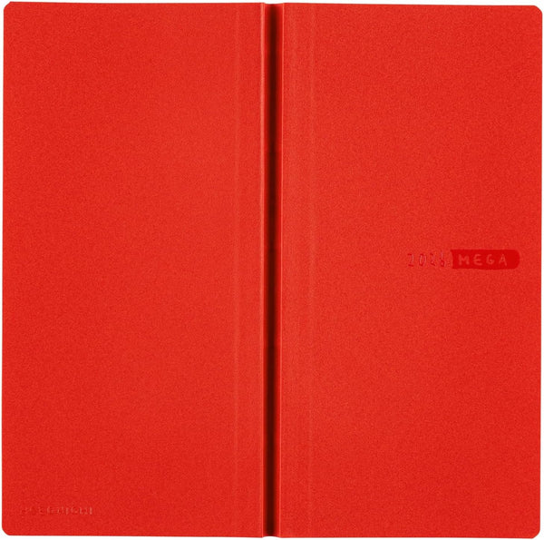 Hobonichi Techo 2026 Weeks MEGA Sneaker Tomato Red Japanese Weekly Planner