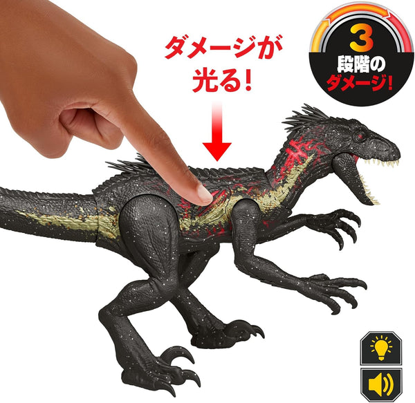 Mattel Jurassic World Damage Indoraptor Action Figure JCG26