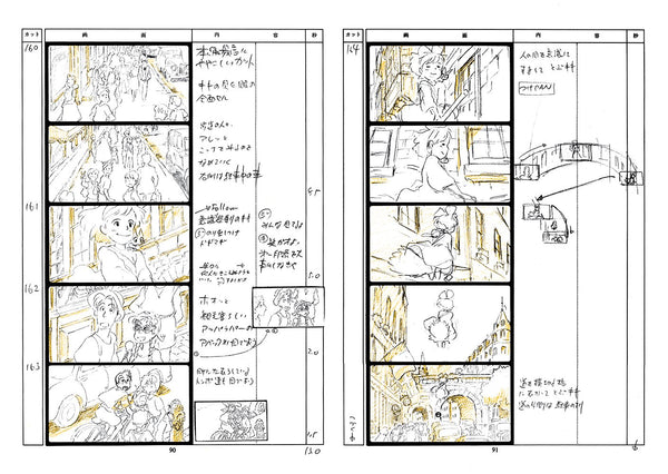 Studio Ghibli Storyboard Collection Japanese