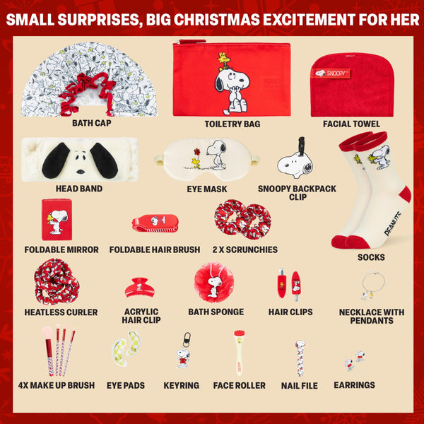 Get Trend Peanuts Snoopy Beauty Advent Calendar 2026 – 24 Days of Self-Care Surprises