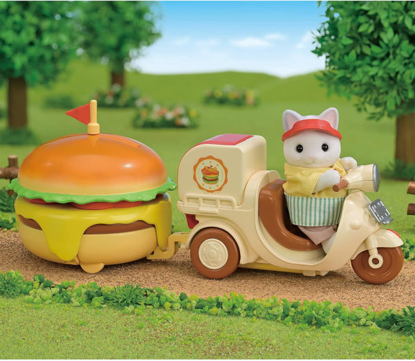Sylvanian Families Freshly Made Hamburger Wagon Playset