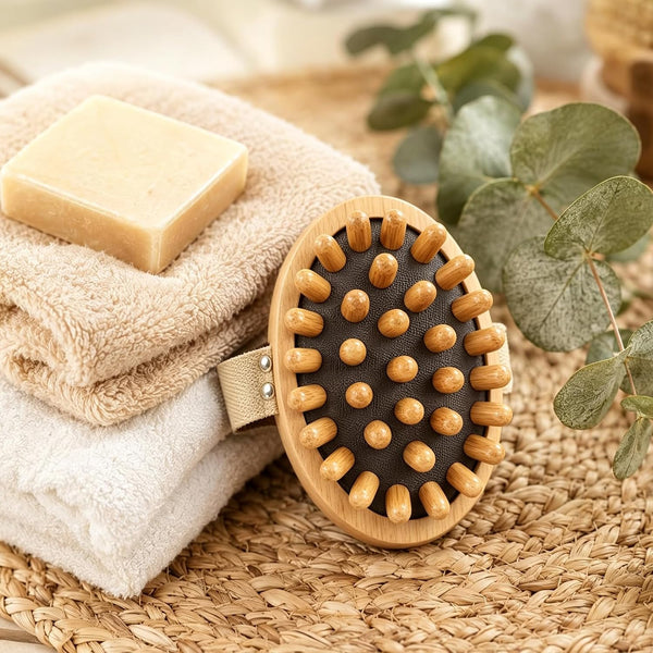 TTETNLY Beech Wood Air Cushion Massage Brush