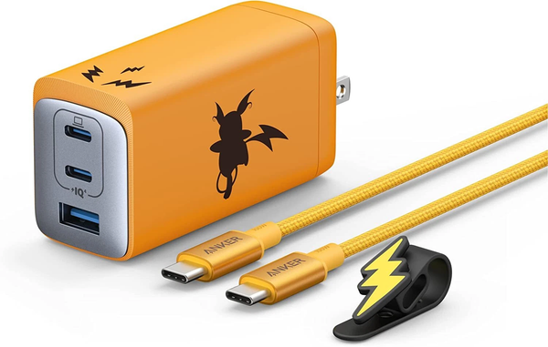 Anker Pokémon Raichu 120W USB Fast Charger Set