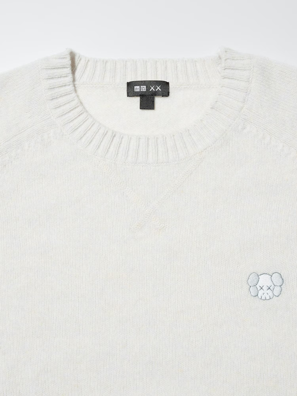 Uniqlo KAWS Winter Premium Wool Crewneck Sweater
