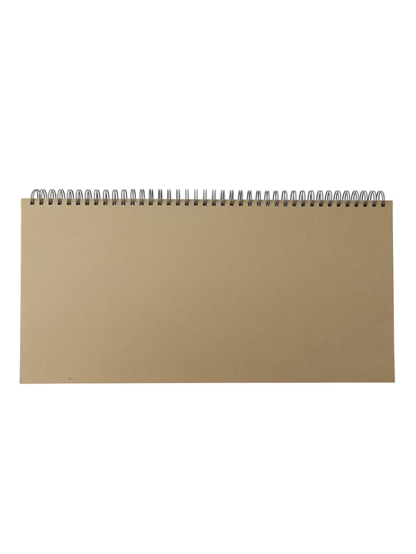 MUJI Kraft Desk Schedule Notebook