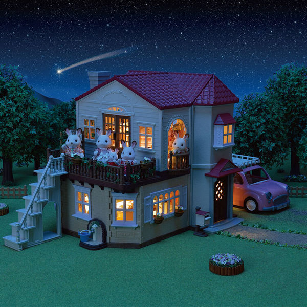 Sylvanian Families Red Roof House Secret Attic Playset